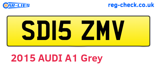 SD15ZMV are the vehicle registration plates.