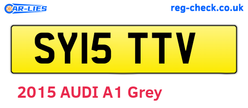 SY15TTV are the vehicle registration plates.