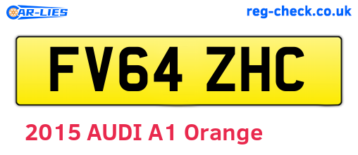FV64ZHC are the vehicle registration plates.