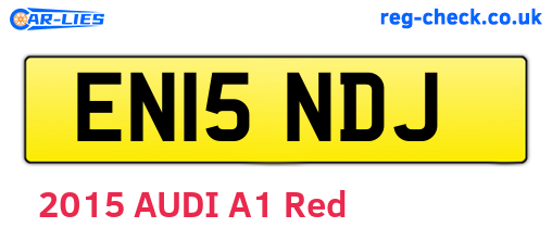 EN15NDJ are the vehicle registration plates.