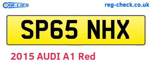 SP65NHX are the vehicle registration plates.