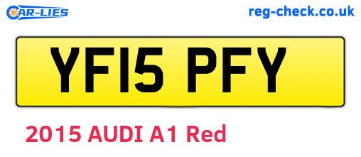 YF15PFY are the vehicle registration plates.
