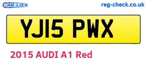 YJ15PWX are the vehicle registration plates.