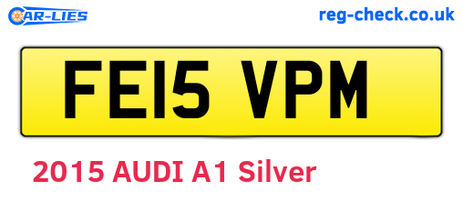 FE15VPM are the vehicle registration plates.