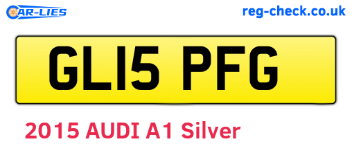GL15PFG are the vehicle registration plates.