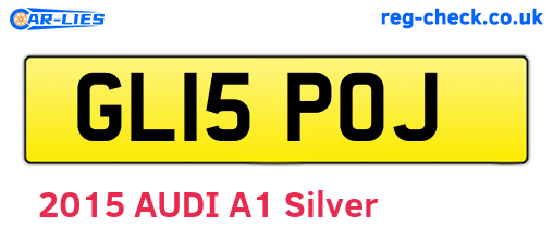 GL15POJ are the vehicle registration plates.