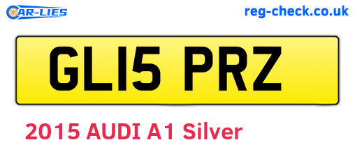 GL15PRZ are the vehicle registration plates.