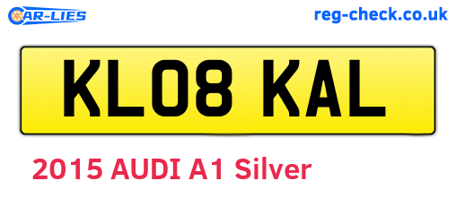 KL08KAL are the vehicle registration plates.