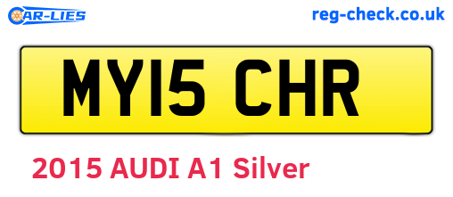 MY15CHR are the vehicle registration plates.