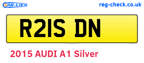 R21SDN are the vehicle registration plates.