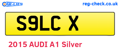 S9LCX are the vehicle registration plates.