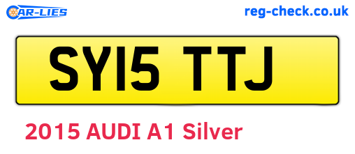 SY15TTJ are the vehicle registration plates.