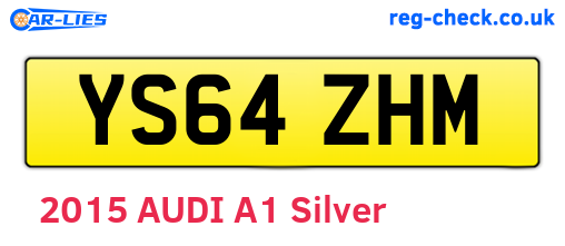 YS64ZHM are the vehicle registration plates.