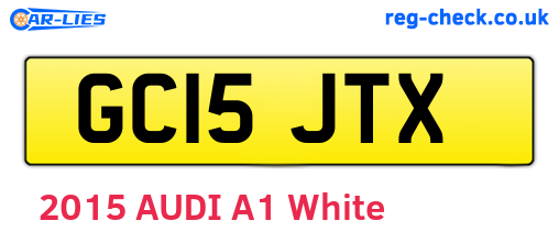 GC15JTX are the vehicle registration plates.
