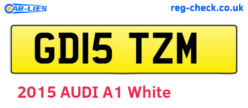 GD15TZM are the vehicle registration plates.