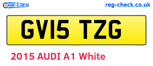 GV15TZG are the vehicle registration plates.