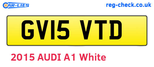GV15VTD are the vehicle registration plates.