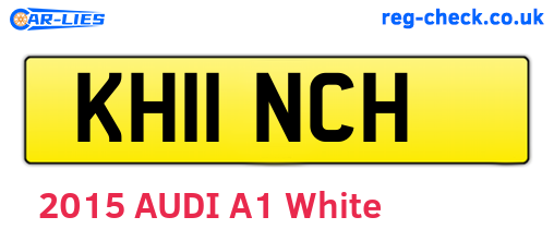 KH11NCH are the vehicle registration plates.