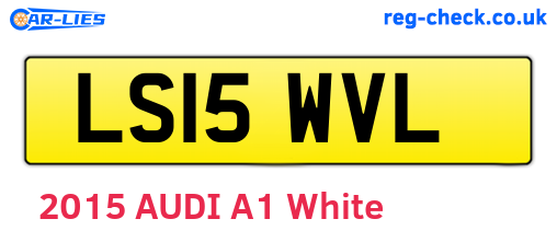 LS15WVL are the vehicle registration plates.