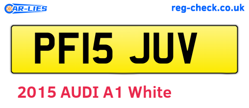 PF15JUV are the vehicle registration plates.