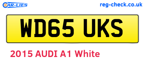 WD65UKS are the vehicle registration plates.
