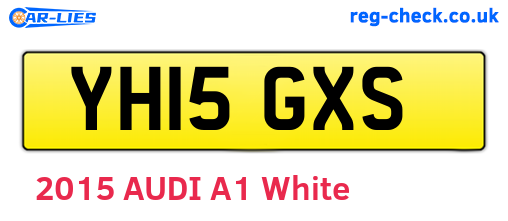 YH15GXS are the vehicle registration plates.