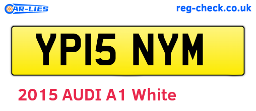 YP15NYM are the vehicle registration plates.