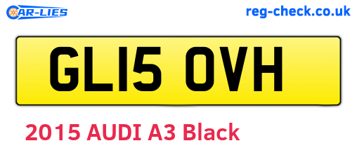 GL15OVH are the vehicle registration plates.