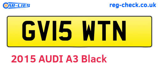 GV15WTN are the vehicle registration plates.