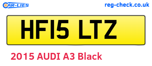 HF15LTZ are the vehicle registration plates.