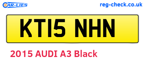 KT15NHN are the vehicle registration plates.