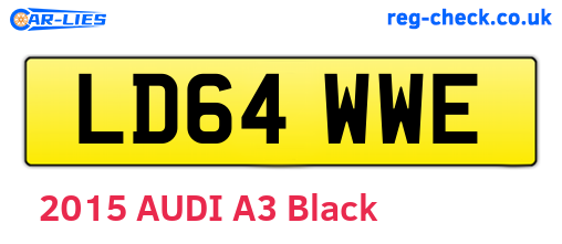 LD64WWE are the vehicle registration plates.