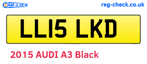 LL15LKD are the vehicle registration plates.