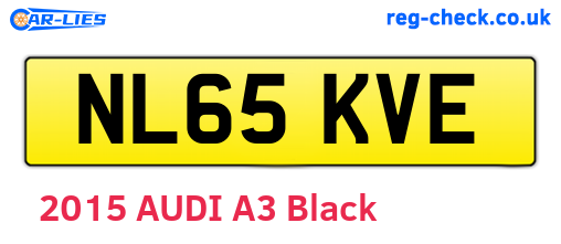 NL65KVE are the vehicle registration plates.