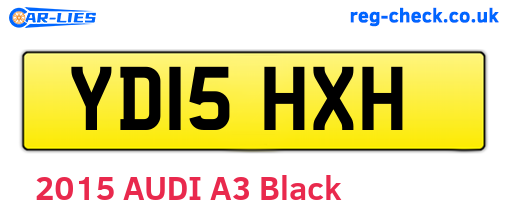YD15HXH are the vehicle registration plates.
