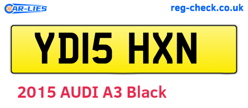 YD15HXN are the vehicle registration plates.
