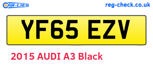 YF65EZV are the vehicle registration plates.