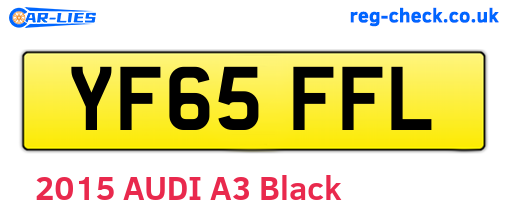 YF65FFL are the vehicle registration plates.