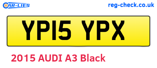 YP15YPX are the vehicle registration plates.