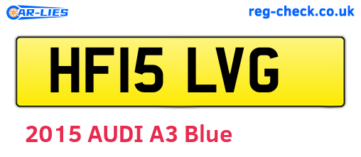 HF15LVG are the vehicle registration plates.