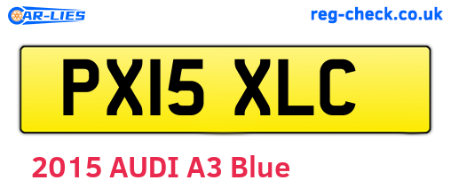 PX15XLC are the vehicle registration plates.