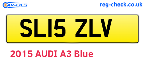 SL15ZLV are the vehicle registration plates.