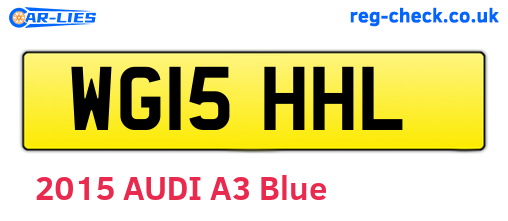 WG15HHL are the vehicle registration plates.