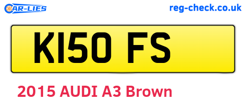 K15OFS are the vehicle registration plates.