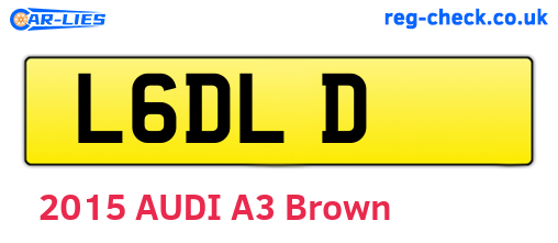 L6DLD are the vehicle registration plates.