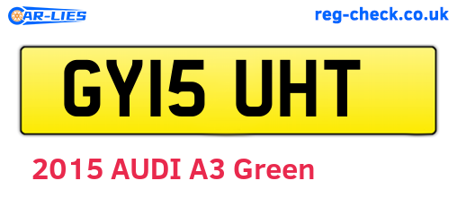 GY15UHT are the vehicle registration plates.