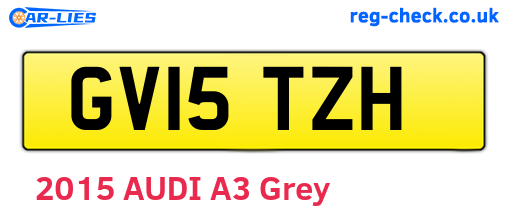 GV15TZH are the vehicle registration plates.