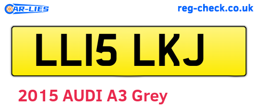 LL15LKJ are the vehicle registration plates.