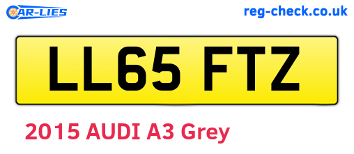 LL65FTZ are the vehicle registration plates.