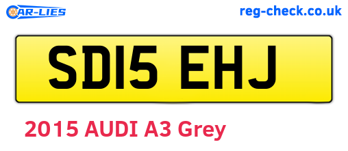 SD15EHJ are the vehicle registration plates.